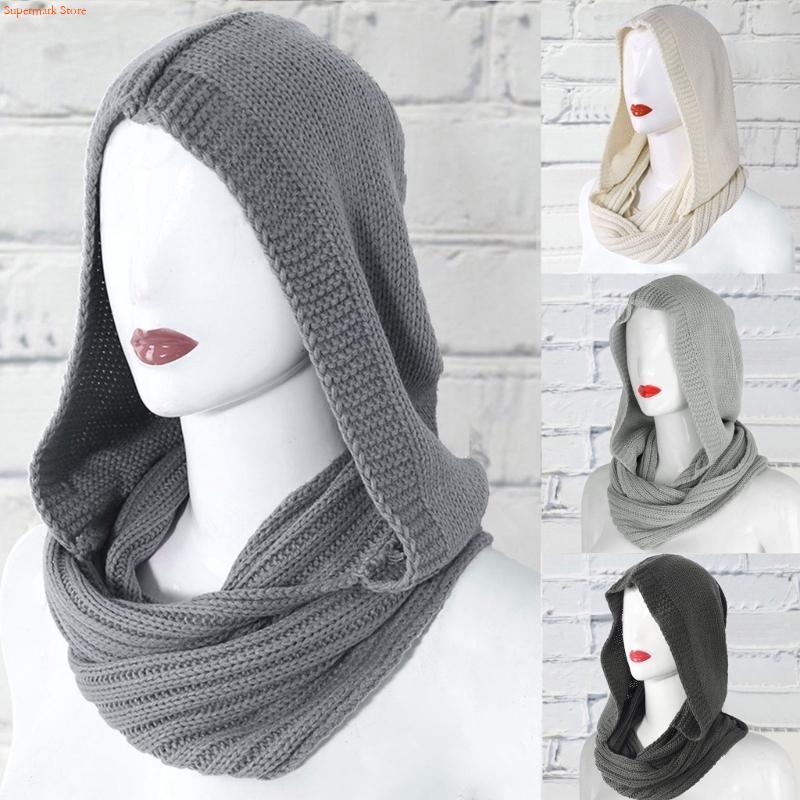 Q5WE Invierno Mujer Cable Grue - Infinity Scarf Knit reseña y precio