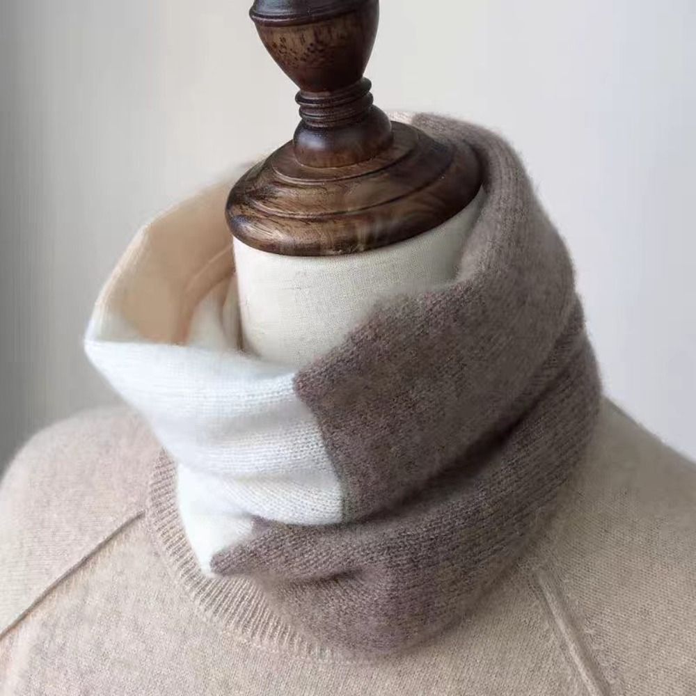 Bufanda infinita de punto con  - Infinity Scarf Knit reseña y precio