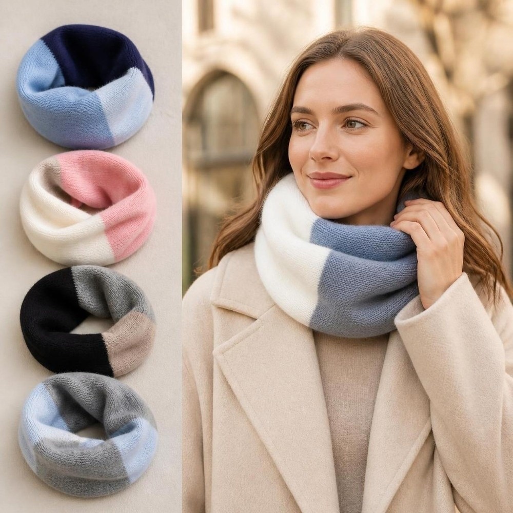 Bufanda Infinita de Colores Su - Infinity Scarf Knit reseña y precio