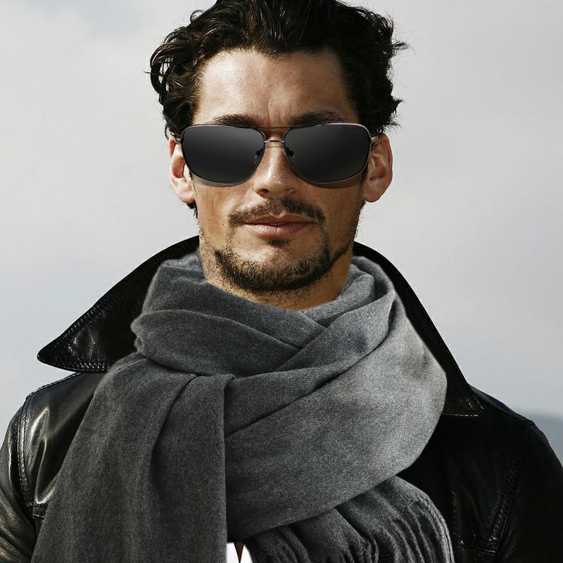 Bufanda de moda para hombre, b - Muffler Men Wool reseña y precio