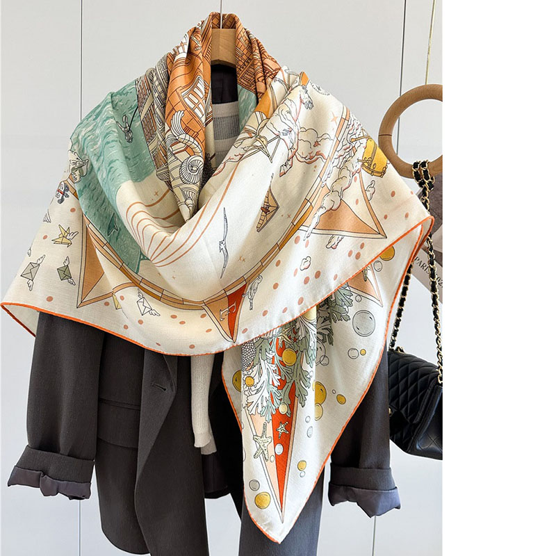 Manta de lana de lujo para muj - Woven Scarf Blanket reseña y precio